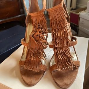 BCBG FRINGE HEELS